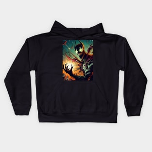 Embrace Darkness with Spawn: Legendary Art and Hellspawn Designs Await! Kids Hoodie